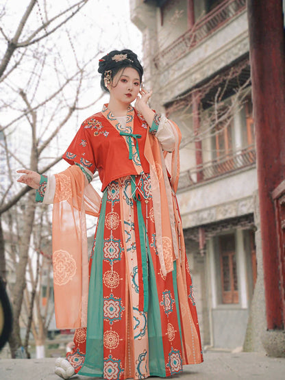 Silk Road - Tang Dynasty Hanfu Matching Set