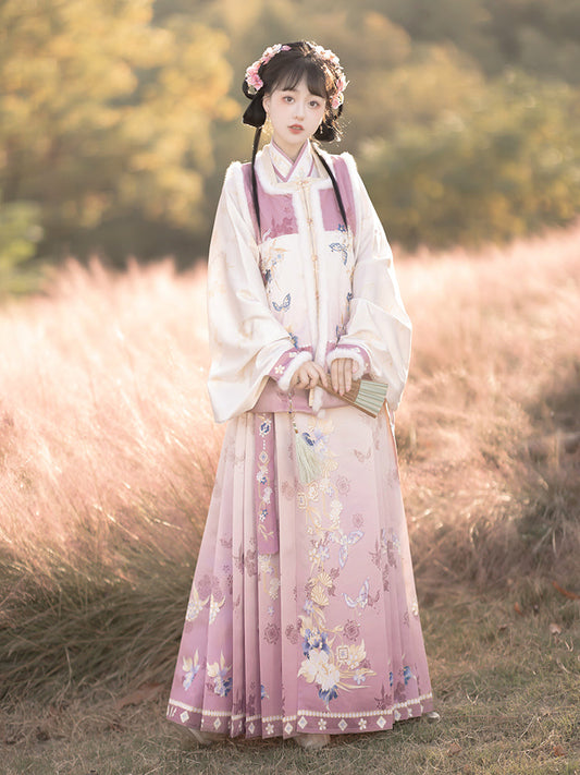 Fuju 芙蕖 - Bijia & Mamianqun Ming Dynasty Hanfu Set