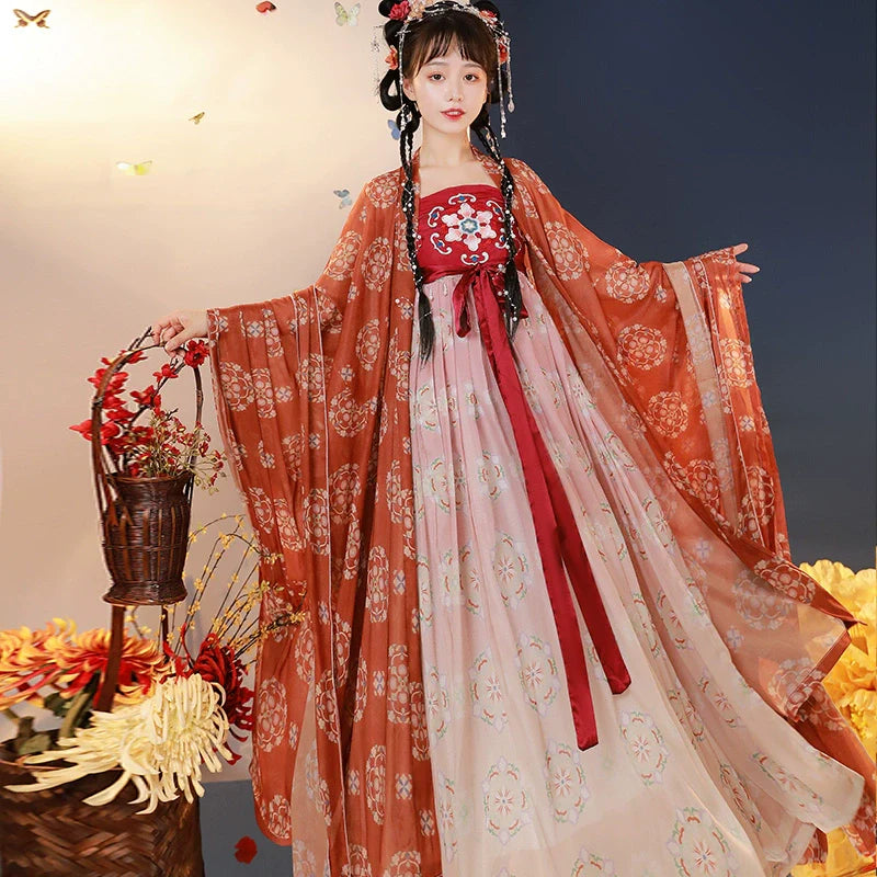 Lin'an Yao 临安遥 - Tang Dynasty Style Hanfu Dress Heziqun