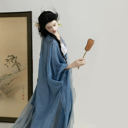 Blue Kite - Song Dynasty New Chinese Style Hanfu Dress
