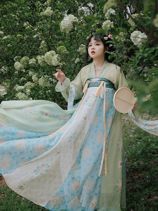 Qingping - Tang Dynasty Hanfu Matching Set