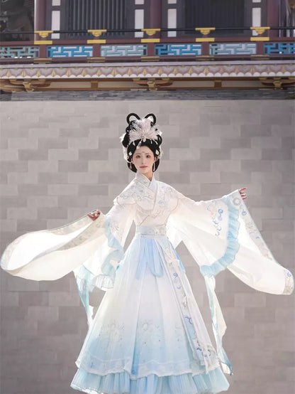 Moon Goddess 月神 - Wei Jin Goddess Style Qiyao Ruqun Mythology Costume (Preorder)