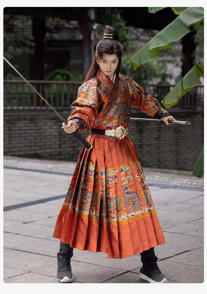 Ming Dynasty Jinyiwei Feiyufu - Burnt Orange