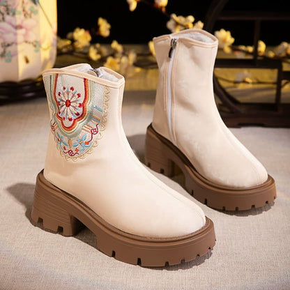 Li Chu – Embroidered Chinese Hanfu Boots