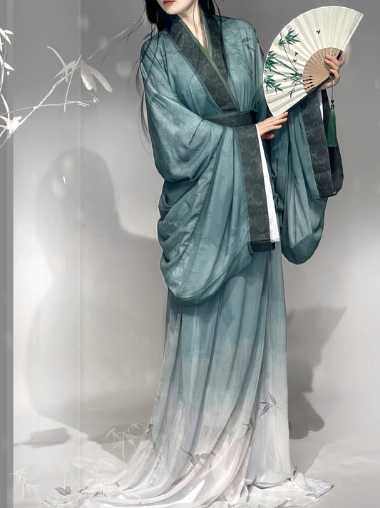 Bamboo - Warring States and Han Dynasty Straight Hem Robe