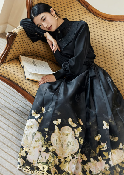 Angelic Modern Ming Skirt Mamianqun Set