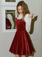 Velvet Ribbon Coquette Dress