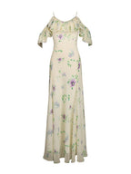 Buttercream Garden Ruffle Dress