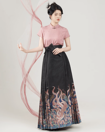 Ming Dynasty Modern Hanfu, Mamianqun, Nine Tails 九尾 (Preorder)