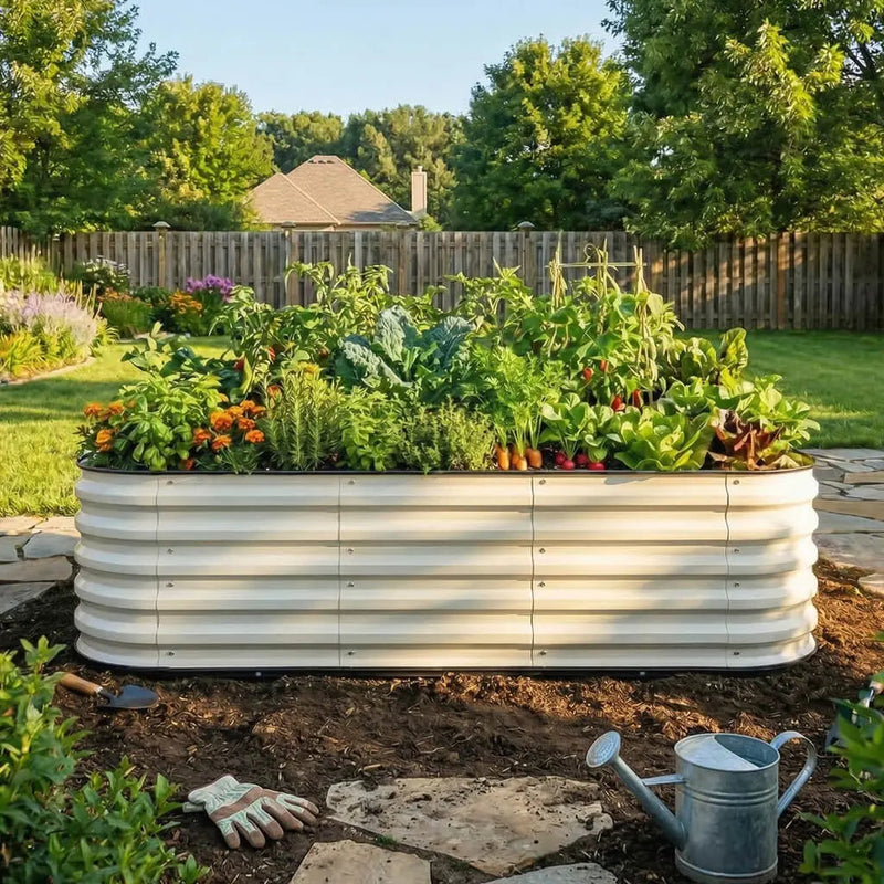 YoYoBloom 6.5'x2' Base For Metal Raised Garden Bed | Soil-Proof & Indoor Ready
