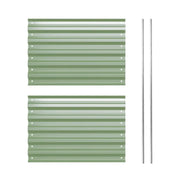 YoYoBloom Side Panels To Extend Metal Raised Garden Beds -2 Pcs【Upgrade 2.0】 - Oyster white, 32" Tall 2ft.W(with 2Pcs 2.5ft