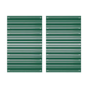 YoYoBloom Side Panels To Extend Metal Raised Garden Beds -2 Pcs【Upgrade 2.0】 - Reseda green, 17''Tall 1.5ft.W(no rod) image