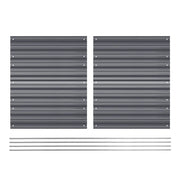 YoYoBloom Side Panels To Extend Metal Raised Garden Beds -2 Pcs【Upgrade 2.0】 - Vibrant orange, 17''Tall 1.5ft.W(no rod) image