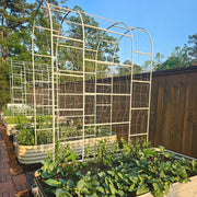 YoYoBloom Zn-Al-Mg Steel Arched Trellis for Raised Garden Beds image 9
