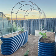 YoYoBloom Zn-Al-Mg Steel Arched Trellis for Raised Garden Beds image 7