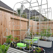 YoYoBloom Zn-Al-Mg Steel Arched Trellis for Raised Garden Beds image 16