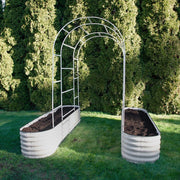 YoYoBloom Zn-Al-Mg Steel Arched Trellis for Raised Garden Beds image 13