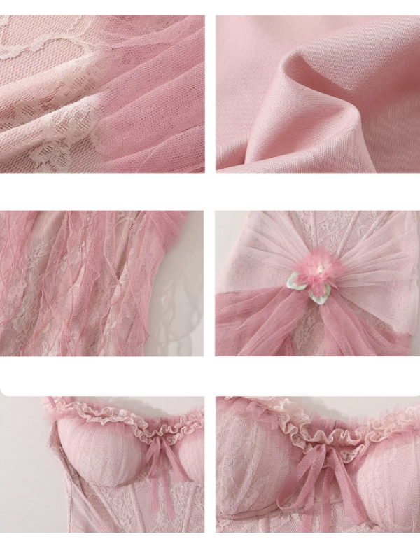 Rosy Whisper Fairy Corset Dress