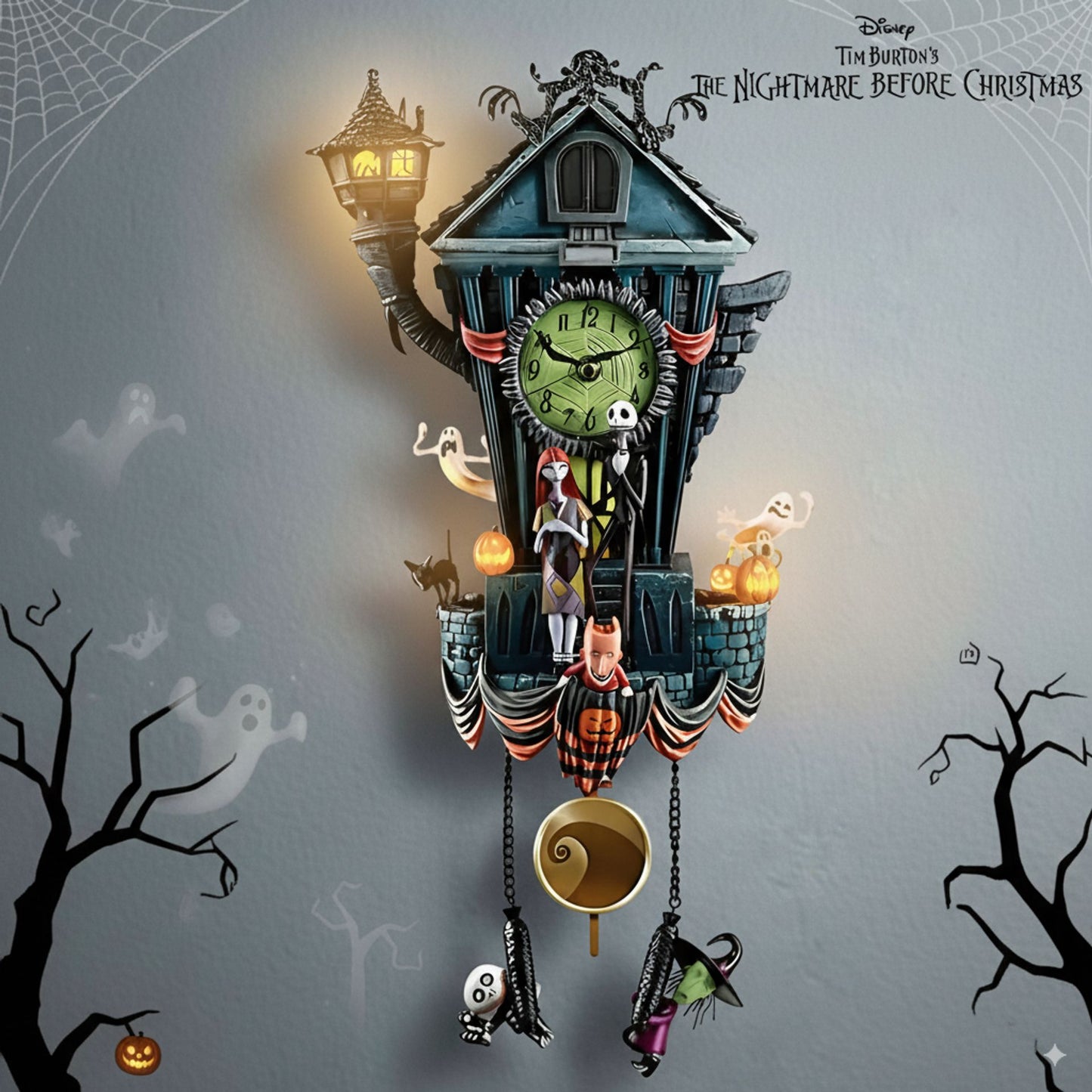 👻 SPOOKY SEASON SALE 50% OFF 🔥The Nightmare Before Christmas Cuckoo Clock 🕰️