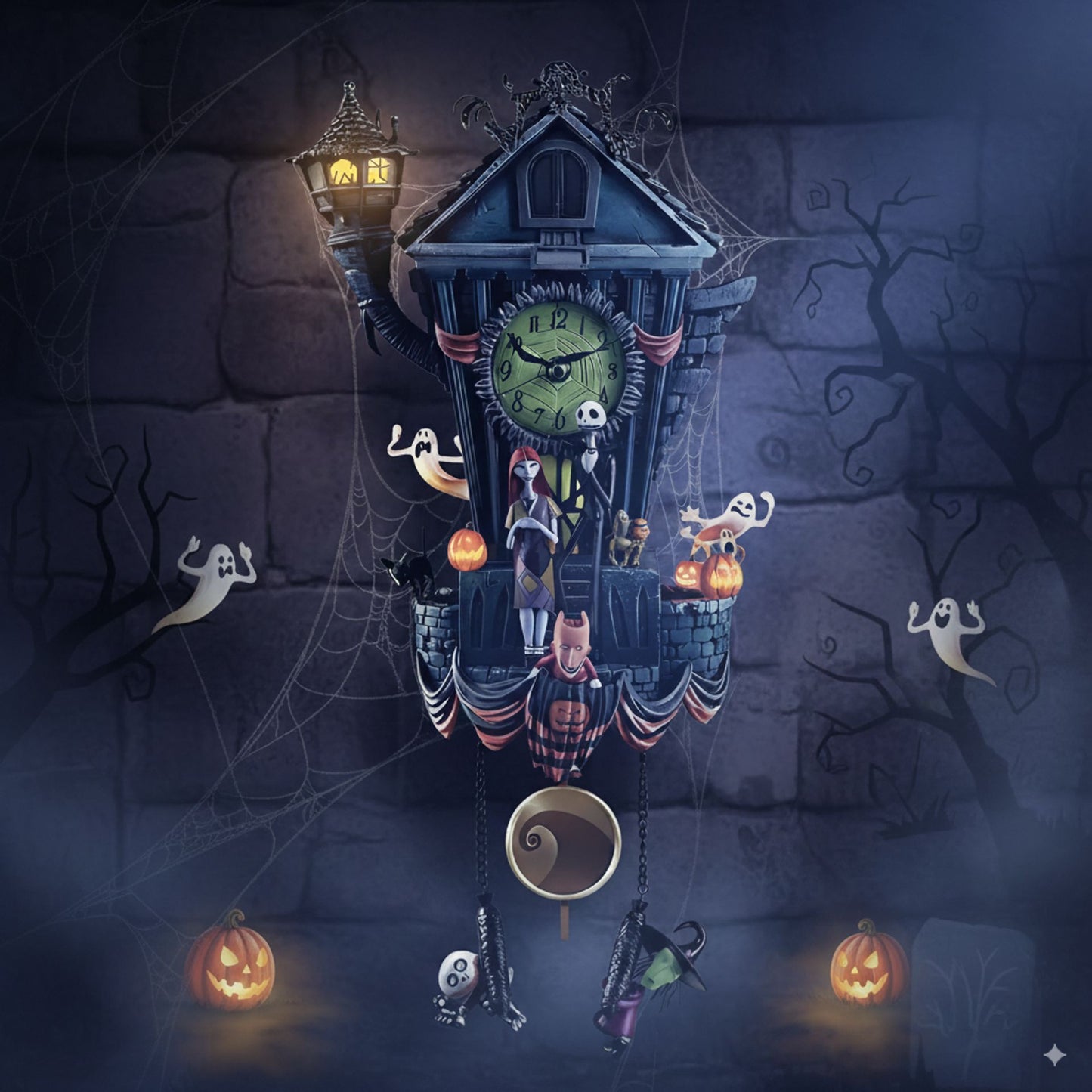 👻 SPOOKY SEASON SALE 50% OFF 🔥The Nightmare Before Christmas Cuckoo Clock 🕰️