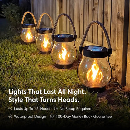 Solar Lantern Outdoor Lights