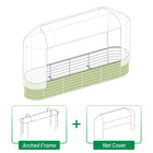 For 2ft.W 8ft.L Garden Bed