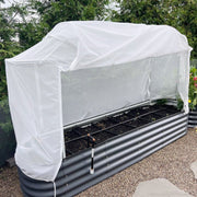 YoYoBloom Raised Garden Bed Cover System（Pricing Excludes Raised Garden Bed） - For 3.5ft.W 6.5ft.L Garden Bed, Arched frame +