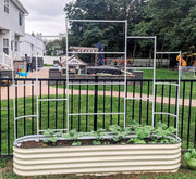 YoYoBloom Zn-Al-Mg Steel Wall Trellis for Raised Garden Beds image 3