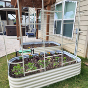 YoYoBloom Zn-Al-Mg Steel Wall Trellis for Raised Garden Beds image 4